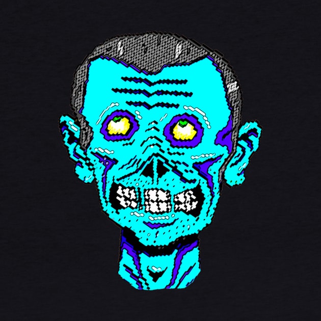 8-Bit Zombie - Variant 2 by Atomic City Art